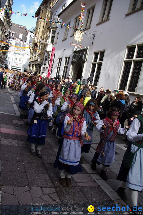 Narrenumzug - Grosses Narrentreffen in Konstanz am Bodensee, 22.01.2012