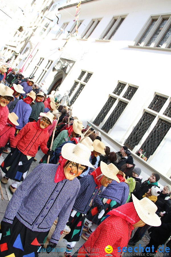 Narrenumzug - Grosses Narrentreffen in Konstanz am Bodensee, 22.01.2012