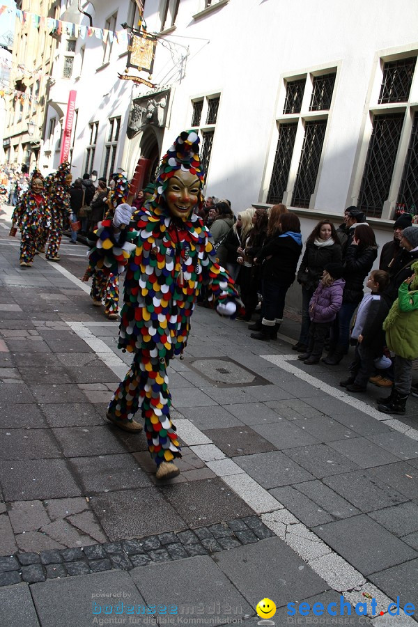 Narrenumzug - Grosses Narrentreffen in Konstanz am Bodensee, 22.01.2012