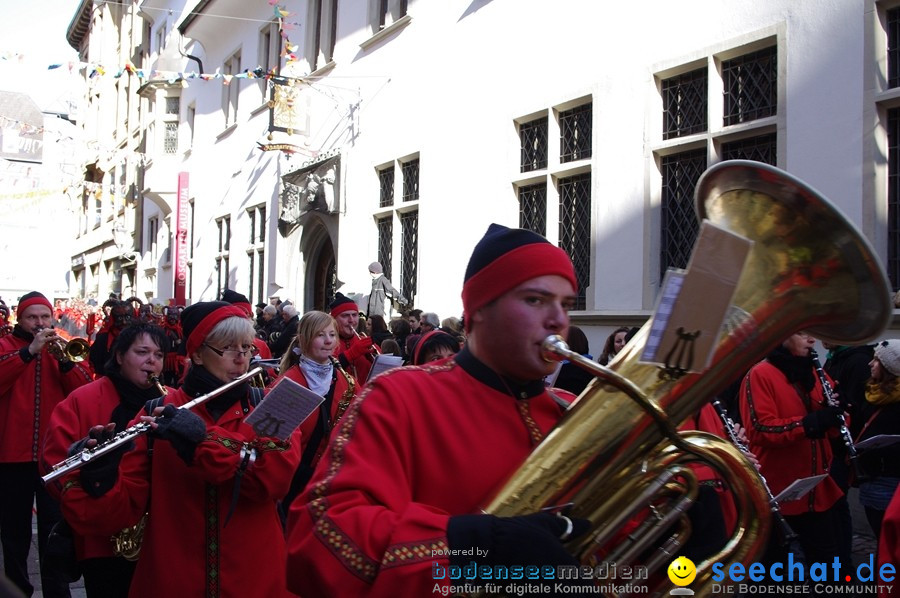 Narrenumzug - Grosses Narrentreffen in Konstanz am Bodensee, 22.01.2012