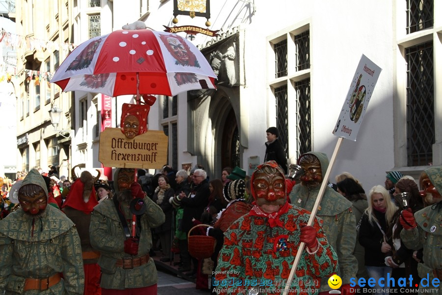 Narrenumzug - Grosses Narrentreffen in Konstanz am Bodensee, 22.01.2012