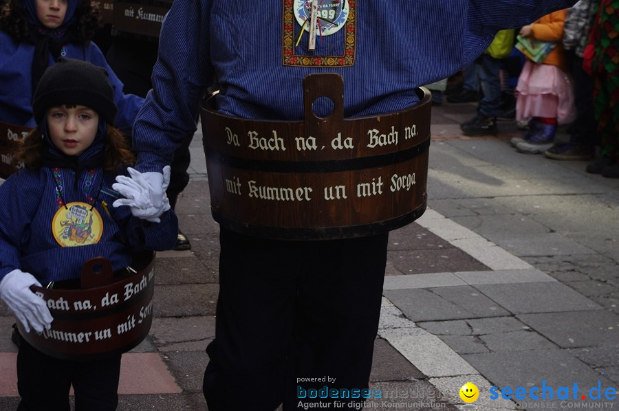 Narrenumzug - Grosses Narrentreffen in Konstanz am Bodensee, 22.01.2012