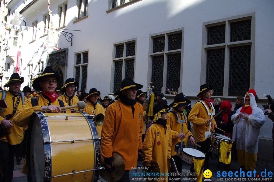 Narrenumzug - Grosses Narrentreffen in Konstanz am Bodensee, 22.01.2012