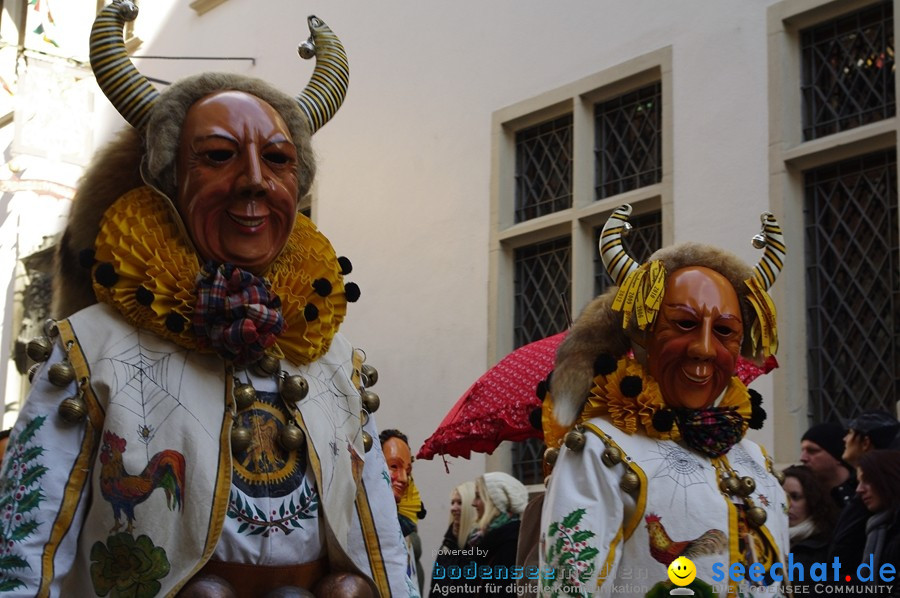 Narrenumzug - Grosses Narrentreffen in Konstanz am Bodensee, 22.01.2012