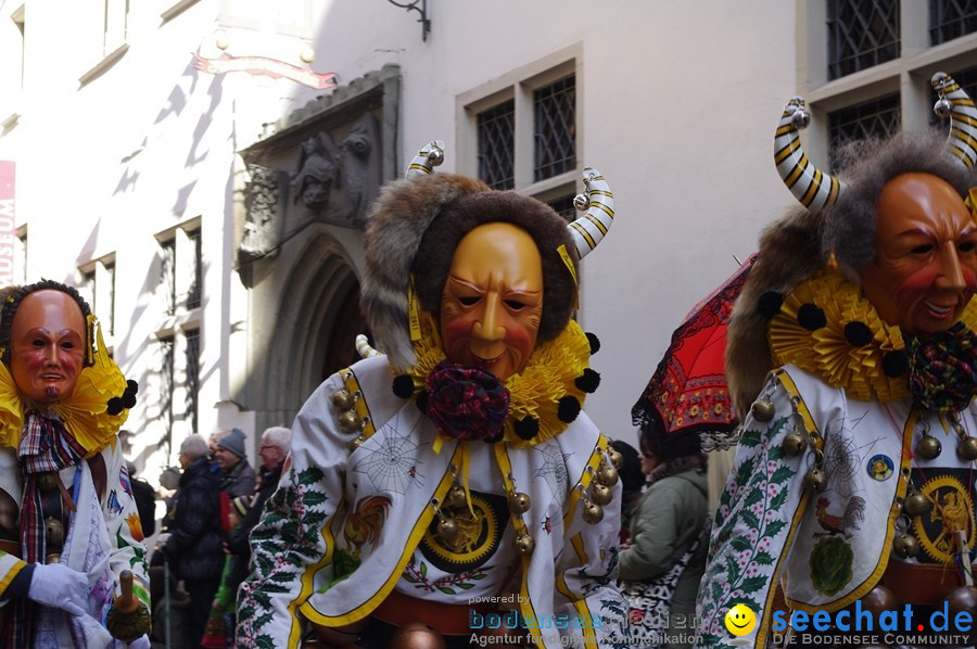 Narrenumzug - Grosses Narrentreffen in Konstanz am Bodensee, 22.01.2012