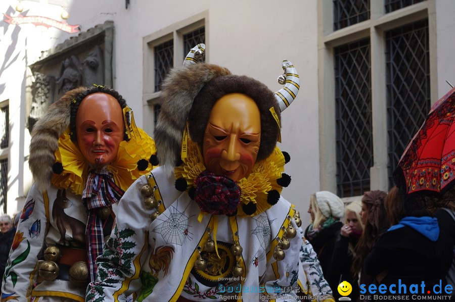 Narrenumzug - Grosses Narrentreffen in Konstanz am Bodensee, 22.01.2012