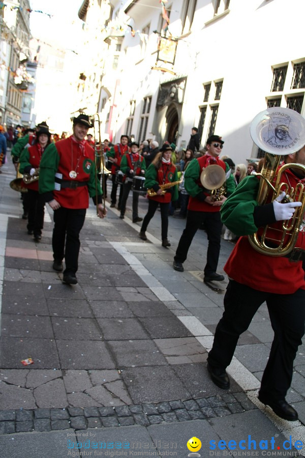 Narrenumzug - Grosses Narrentreffen in Konstanz am Bodensee, 22.01.2012