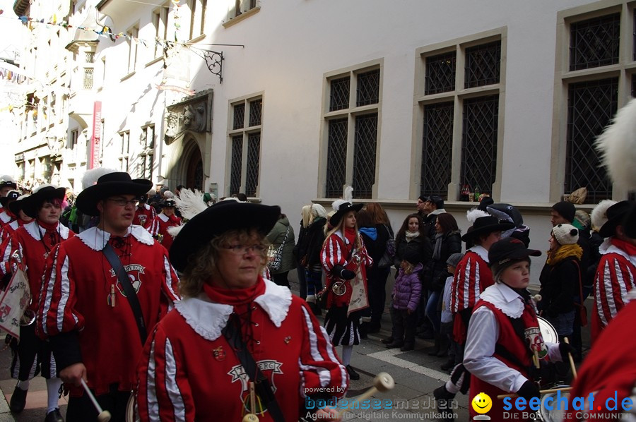 Narrenumzug - Grosses Narrentreffen in Konstanz am Bodensee, 22.01.2012