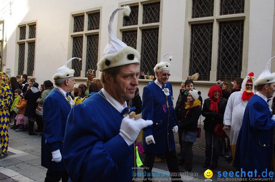 Narrenumzug - Grosses Narrentreffen in Konstanz am Bodensee, 22.01.2012