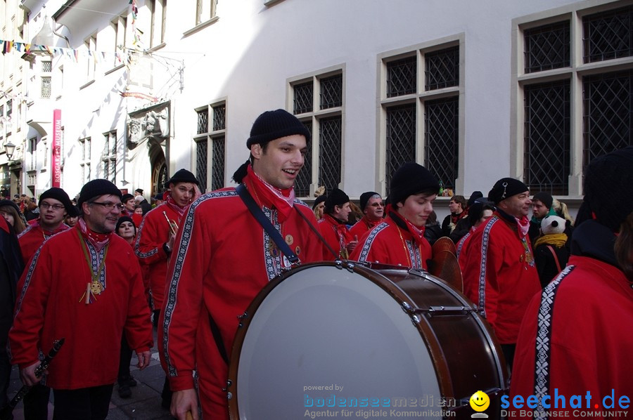 Narrenumzug - Grosses Narrentreffen in Konstanz am Bodensee, 22.01.2012