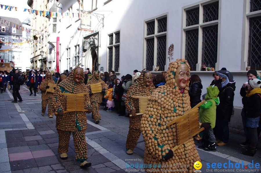 Narrenumzug - Grosses Narrentreffen in Konstanz am Bodensee, 22.01.2012