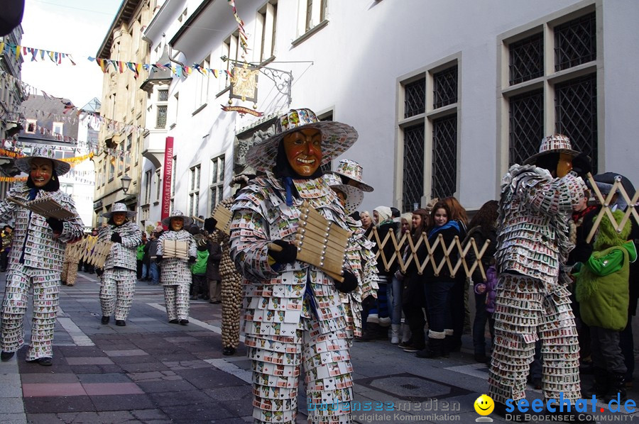 Narrenumzug - Grosses Narrentreffen in Konstanz am Bodensee, 22.01.2012