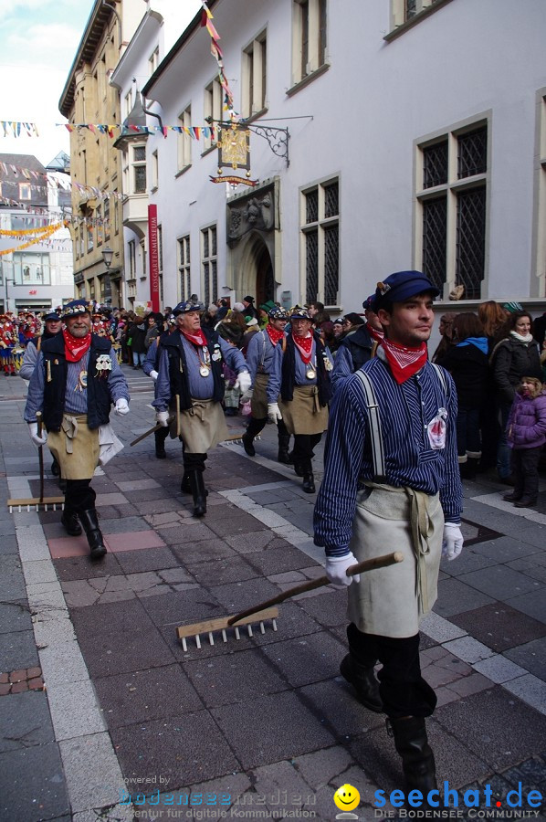 Narrenumzug - Grosses Narrentreffen in Konstanz am Bodensee, 22.01.2012