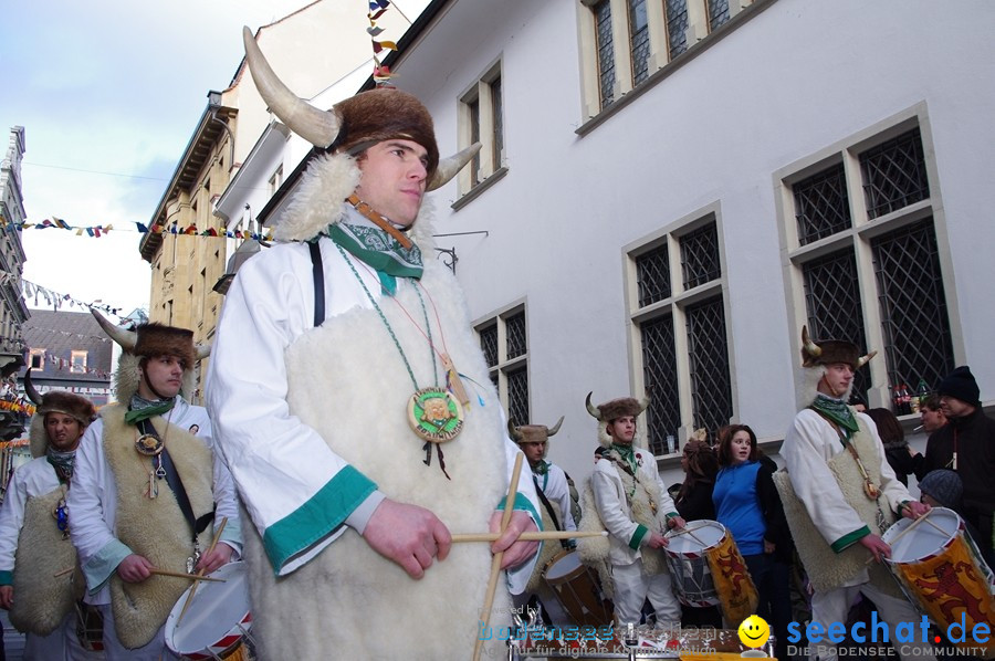 Narrenumzug - Grosses Narrentreffen in Konstanz am Bodensee, 22.01.2012