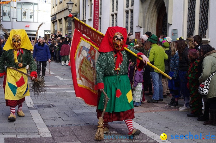 Narrenumzug - Grosses Narrentreffen in Konstanz am Bodensee, 22.01.2012