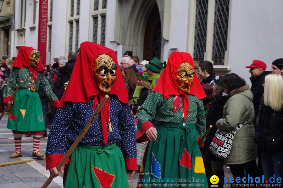 Narrenumzug - Grosses Narrentreffen in Konstanz am Bodensee, 22.01.2012