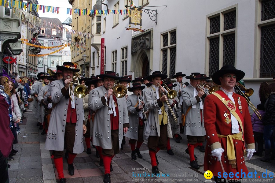 Narrenumzug - Grosses Narrentreffen in Konstanz am Bodensee, 22.01.2012