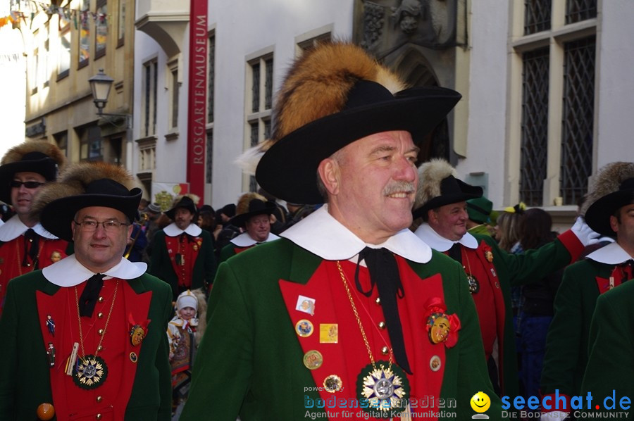 Narrenumzug - Grosses Narrentreffen in Konstanz am Bodensee, 22.01.2012