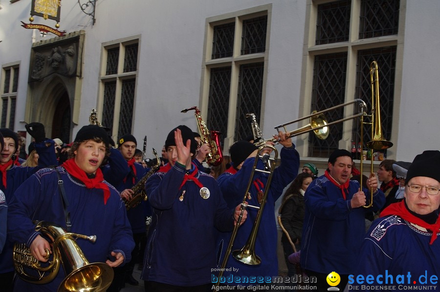 Narrenumzug - Grosses Narrentreffen in Konstanz am Bodensee, 22.01.2012