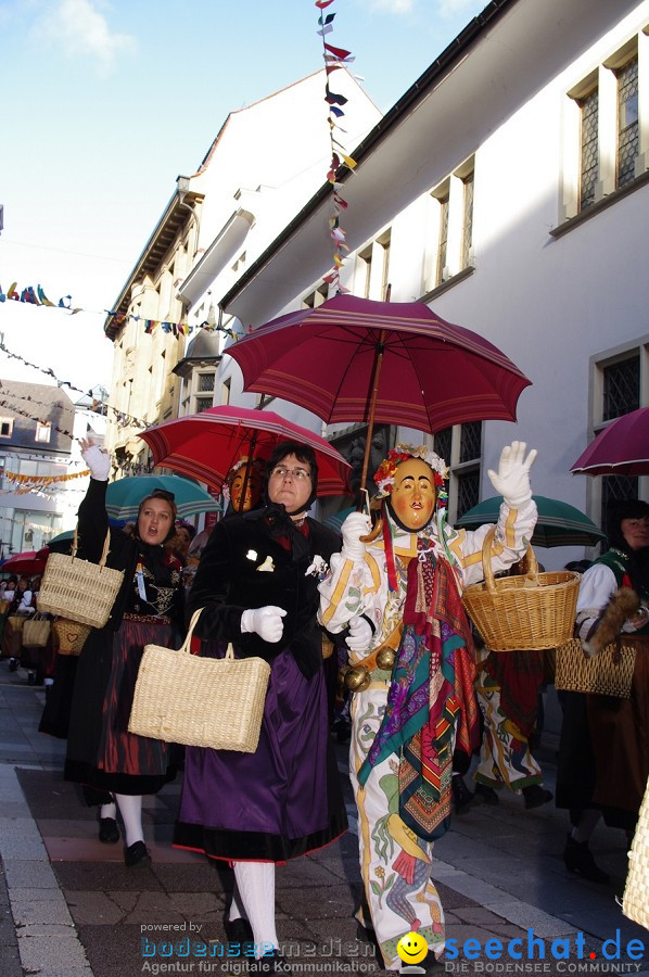 Narrenumzug - Grosses Narrentreffen in Konstanz am Bodensee, 22.01.2012