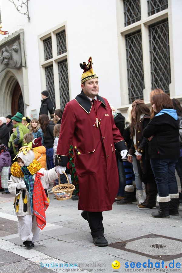 Narrenumzug - Grosses Narrentreffen in Konstanz am Bodensee, 22.01.2012