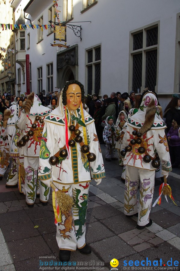 Narrenumzug - Grosses Narrentreffen in Konstanz am Bodensee, 22.01.2012