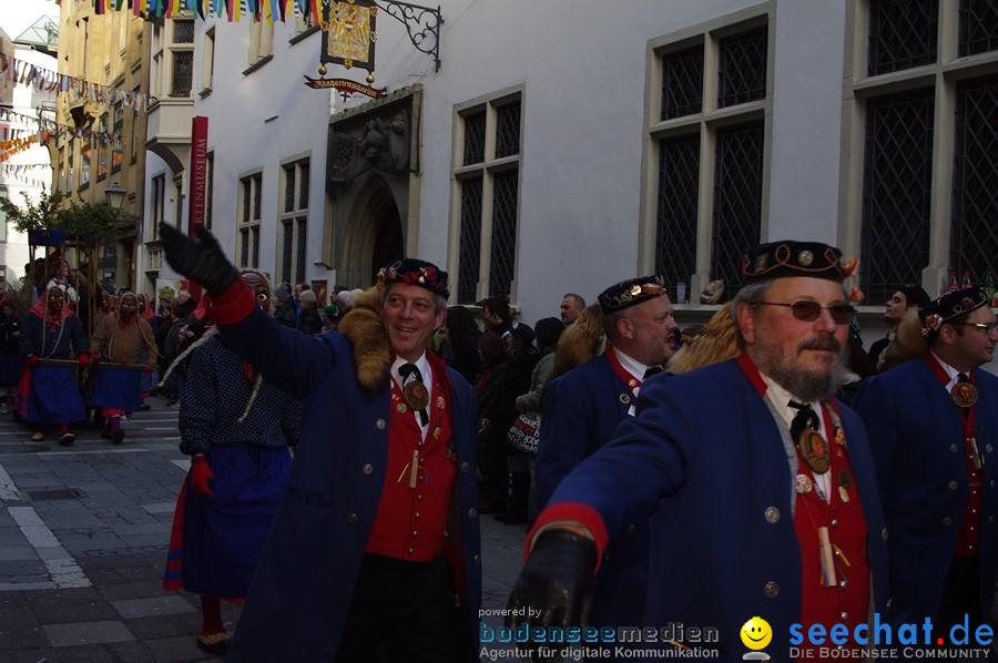 Narrenumzug - Grosses Narrentreffen in Konstanz am Bodensee, 22.01.2012