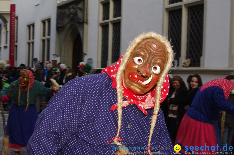 Narrenumzug - Grosses Narrentreffen in Konstanz am Bodensee, 22.01.2012