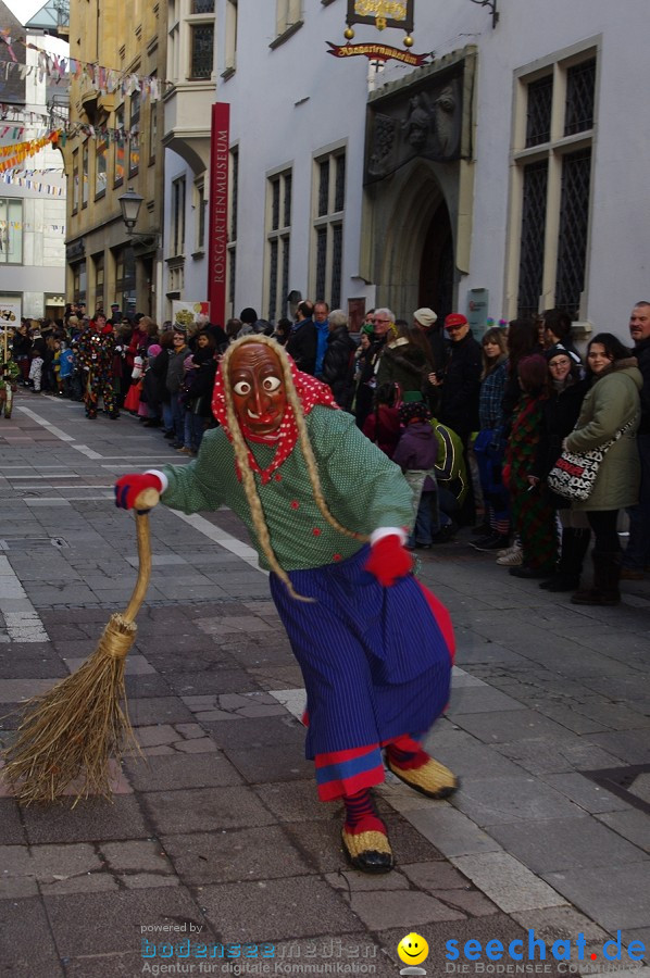 Narrenumzug - Grosses Narrentreffen in Konstanz am Bodensee, 22.01.2012