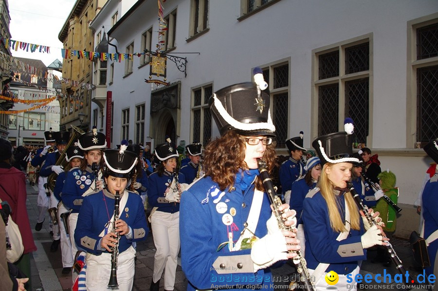 Narrenumzug - Grosses Narrentreffen in Konstanz am Bodensee, 22.01.2012