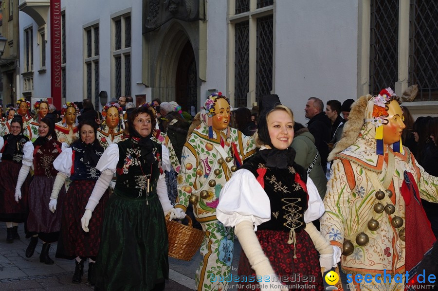 Narrenumzug - Grosses Narrentreffen in Konstanz am Bodensee, 22.01.2012