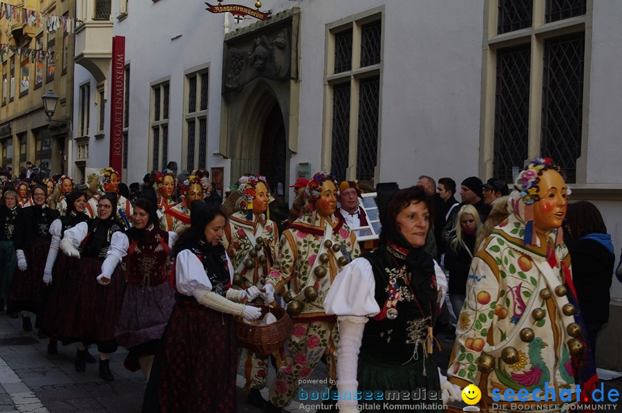 Narrenumzug - Grosses Narrentreffen in Konstanz am Bodensee, 22.01.2012