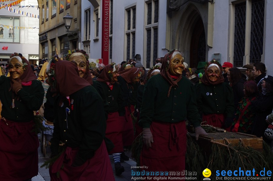 Narrenumzug - Grosses Narrentreffen in Konstanz am Bodensee, 22.01.2012