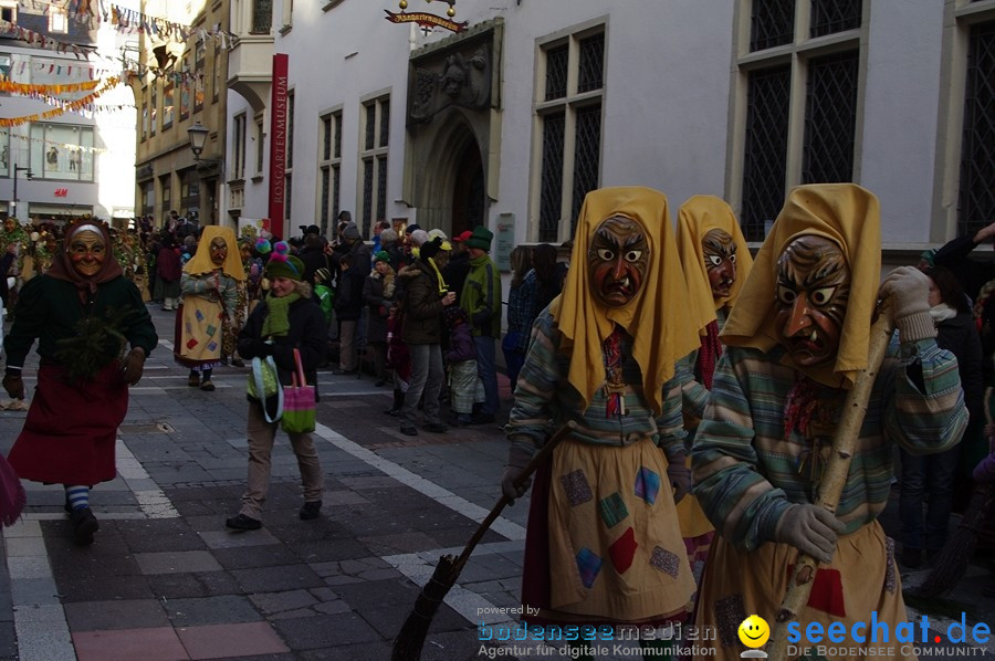 Narrenumzug - Grosses Narrentreffen in Konstanz am Bodensee, 22.01.2012