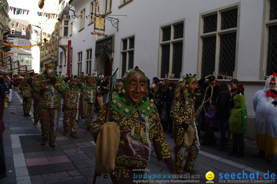 Narrenumzug - Grosses Narrentreffen in Konstanz am Bodensee, 22.01.2012