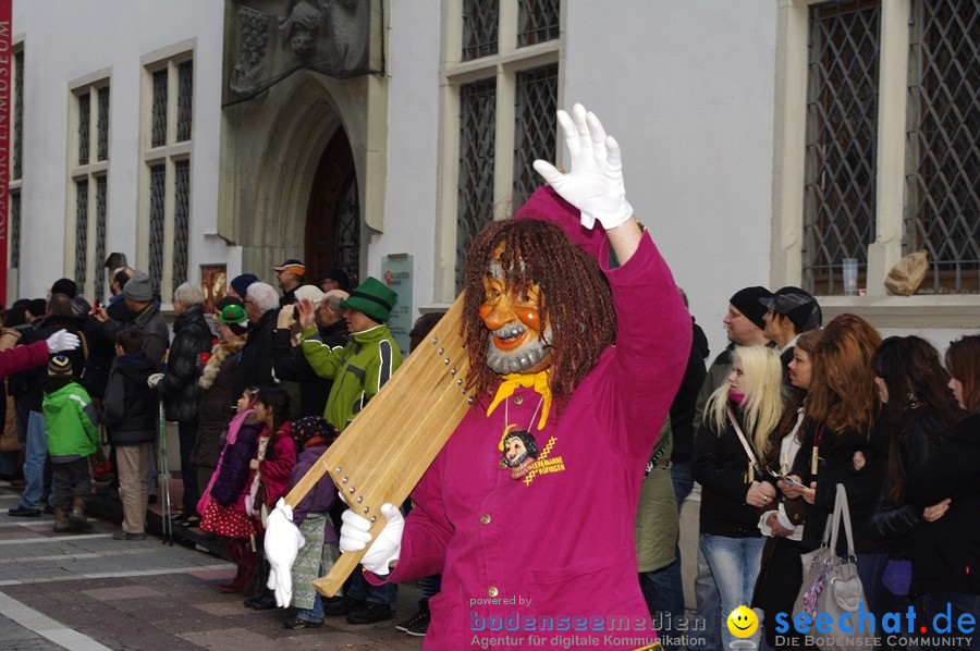 Narrenumzug - Grosses Narrentreffen in Konstanz am Bodensee, 22.01.2012