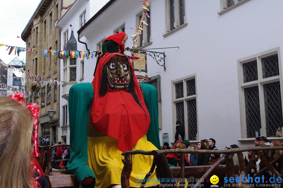 Narrenumzug - Grosses Narrentreffen in Konstanz am Bodensee, 22.01.2012