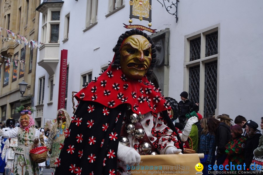 Narrenumzug - Grosses Narrentreffen in Konstanz am Bodensee, 22.01.2012