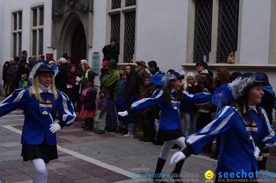 Narrenumzug - Grosses Narrentreffen in Konstanz am Bodensee, 22.01.2012