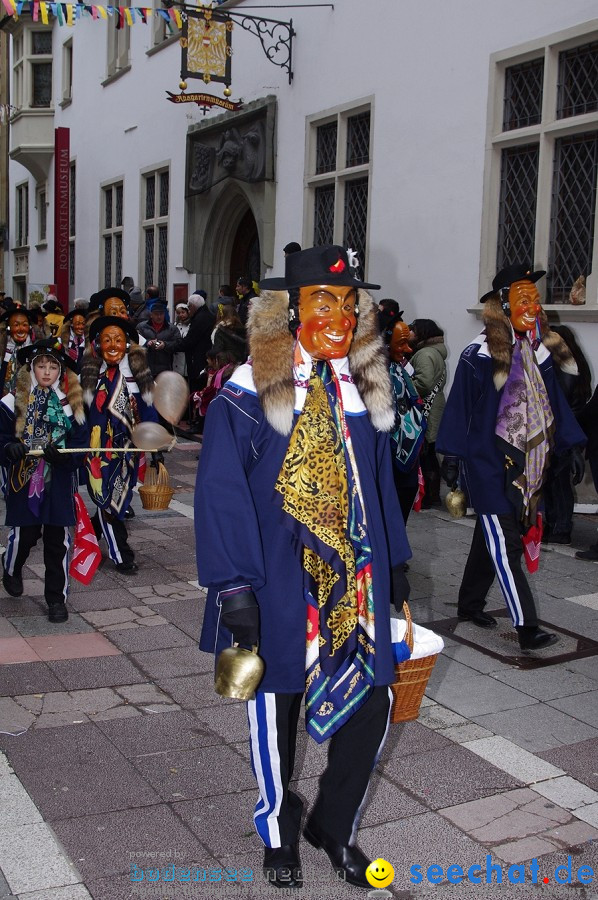 Narrenumzug - Grosses Narrentreffen in Konstanz am Bodensee, 22.01.2012