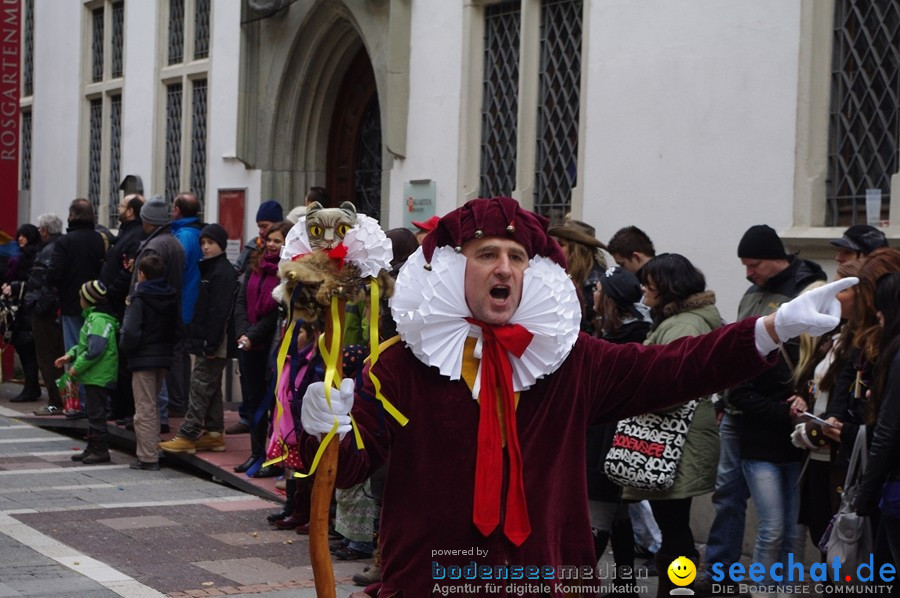 Narrenumzug - Grosses Narrentreffen in Konstanz am Bodensee, 22.01.2012