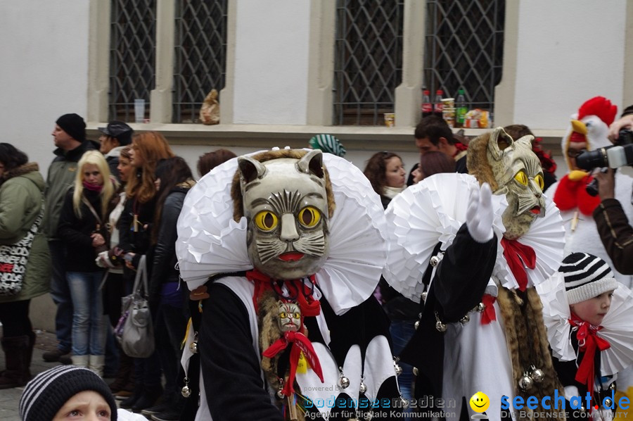 Narrenumzug - Grosses Narrentreffen in Konstanz am Bodensee, 22.01.2012