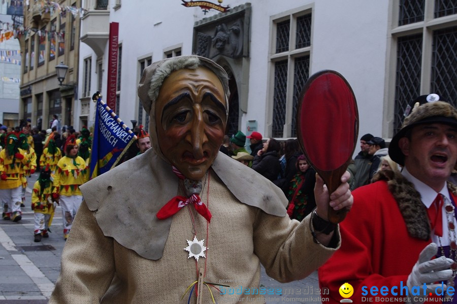 Narrenumzug - Grosses Narrentreffen in Konstanz am Bodensee, 22.01.2012