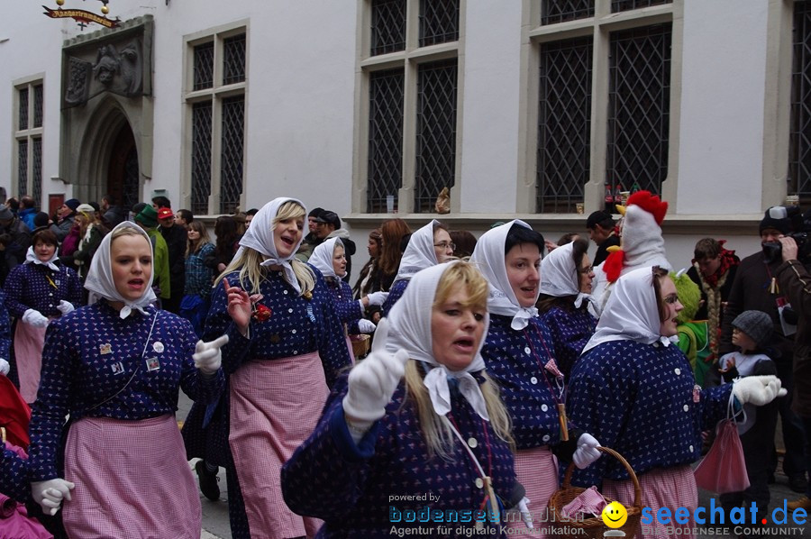 Narrenumzug - Grosses Narrentreffen in Konstanz am Bodensee, 22.01.2012