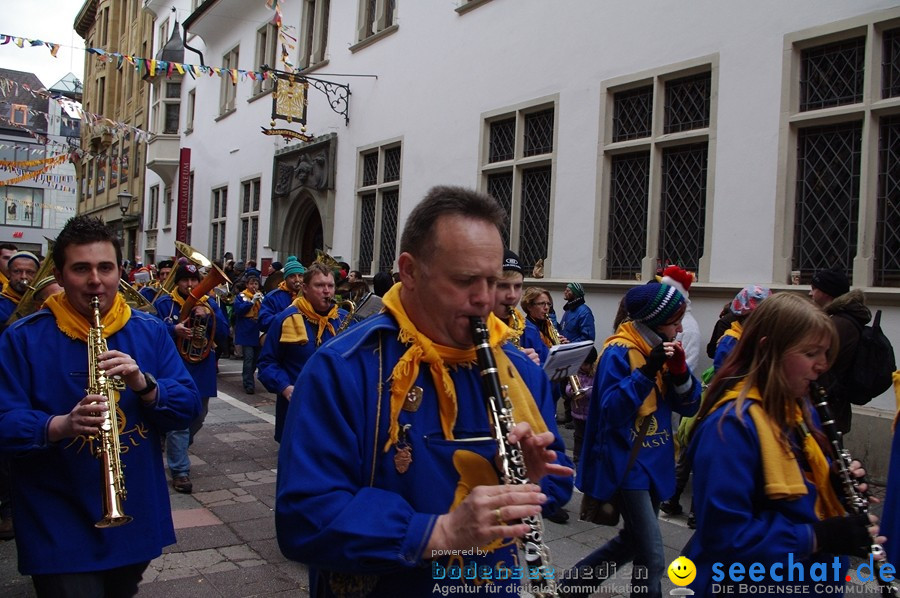 Narrenumzug - Grosses Narrentreffen in Konstanz am Bodensee, 22.01.2012