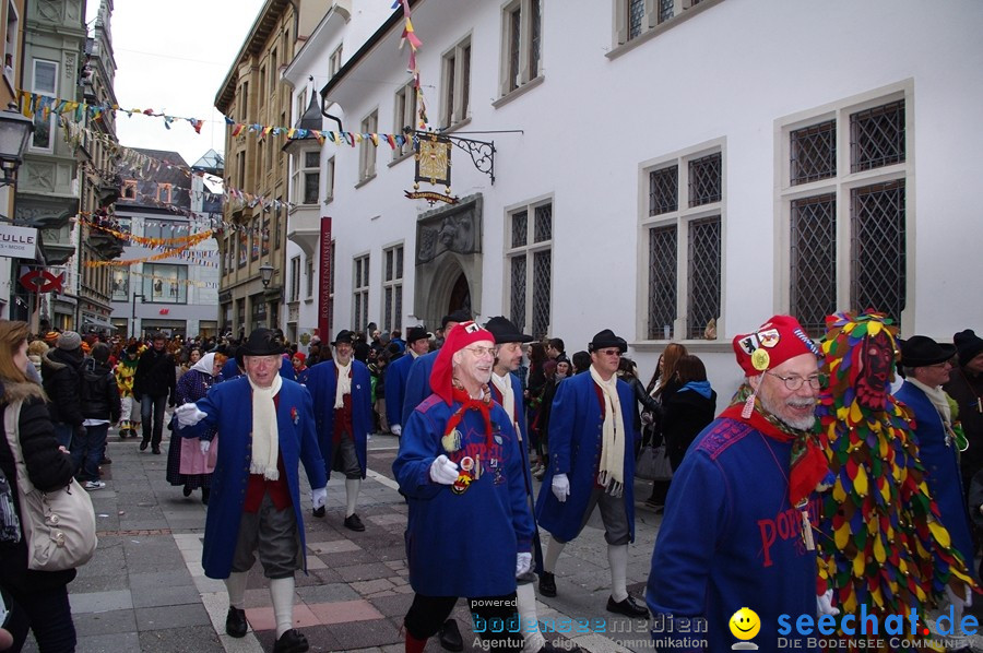 Narrenumzug - Grosses Narrentreffen in Konstanz am Bodensee, 22.01.2012