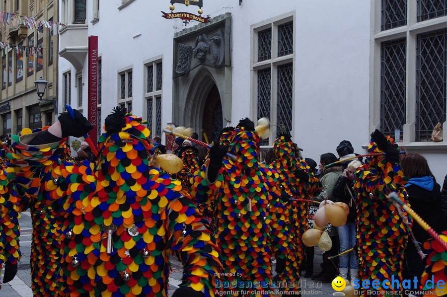 Narrenumzug - Grosses Narrentreffen in Konstanz am Bodensee, 22.01.2012