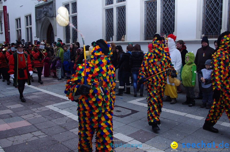 Narrenumzug - Grosses Narrentreffen in Konstanz am Bodensee, 22.01.2012