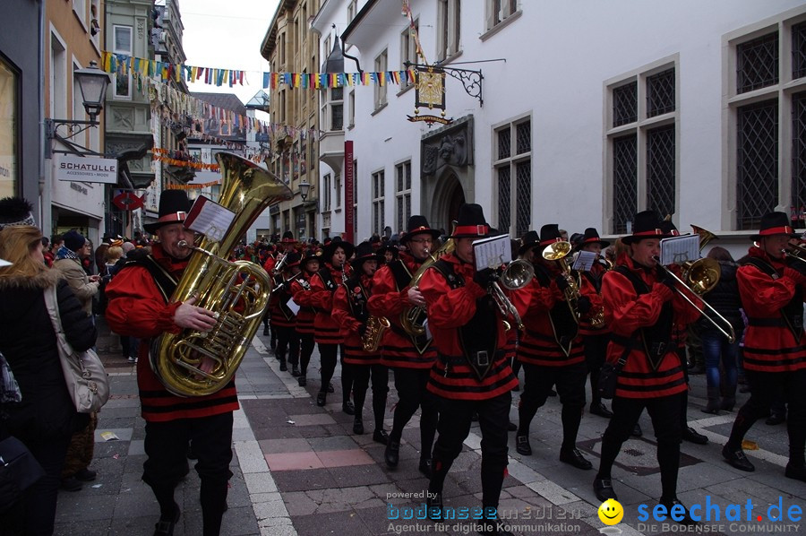 Narrenumzug - Grosses Narrentreffen in Konstanz am Bodensee, 22.01.2012