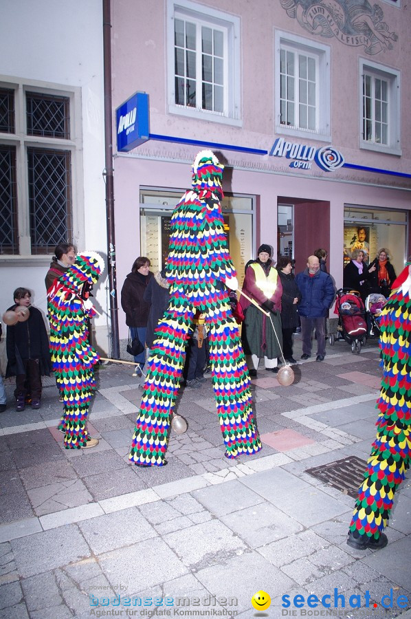 Narrenumzug - Grosses Narrentreffen in Konstanz am Bodensee, 22.01.2012